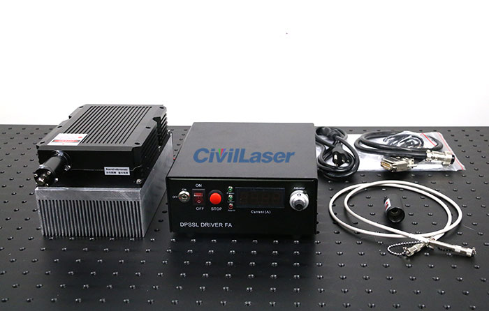 515nm fiber coupled laser